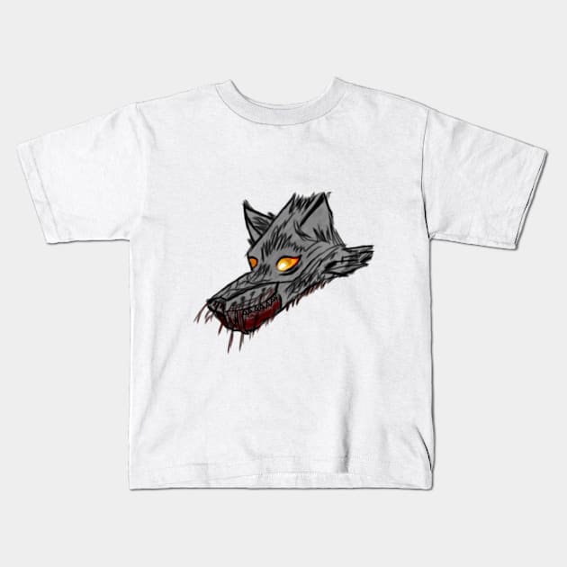 full moon Kids T-Shirt by schaeferhund